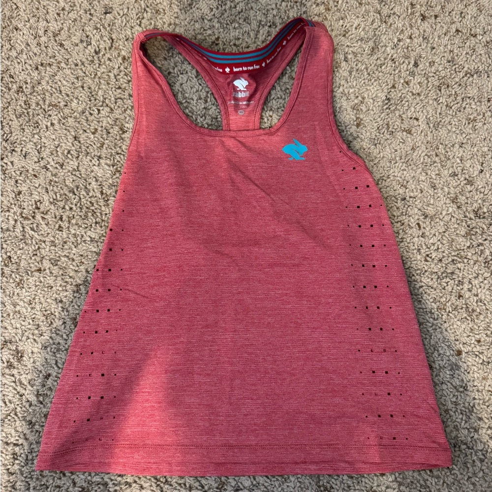 Women's Red Athletic Tank Top